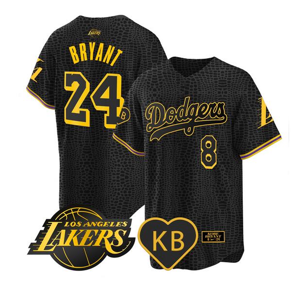 Custom Men Los Angeles Lakers #24 Bryant black jerseys->customized nba jersey->Custom Jersey